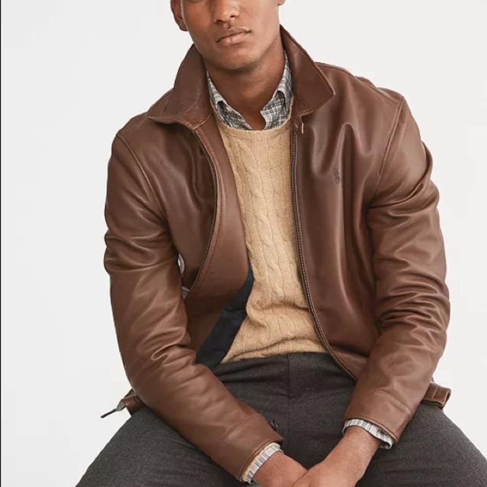 Ralph Lauren Polo Leather Bomber